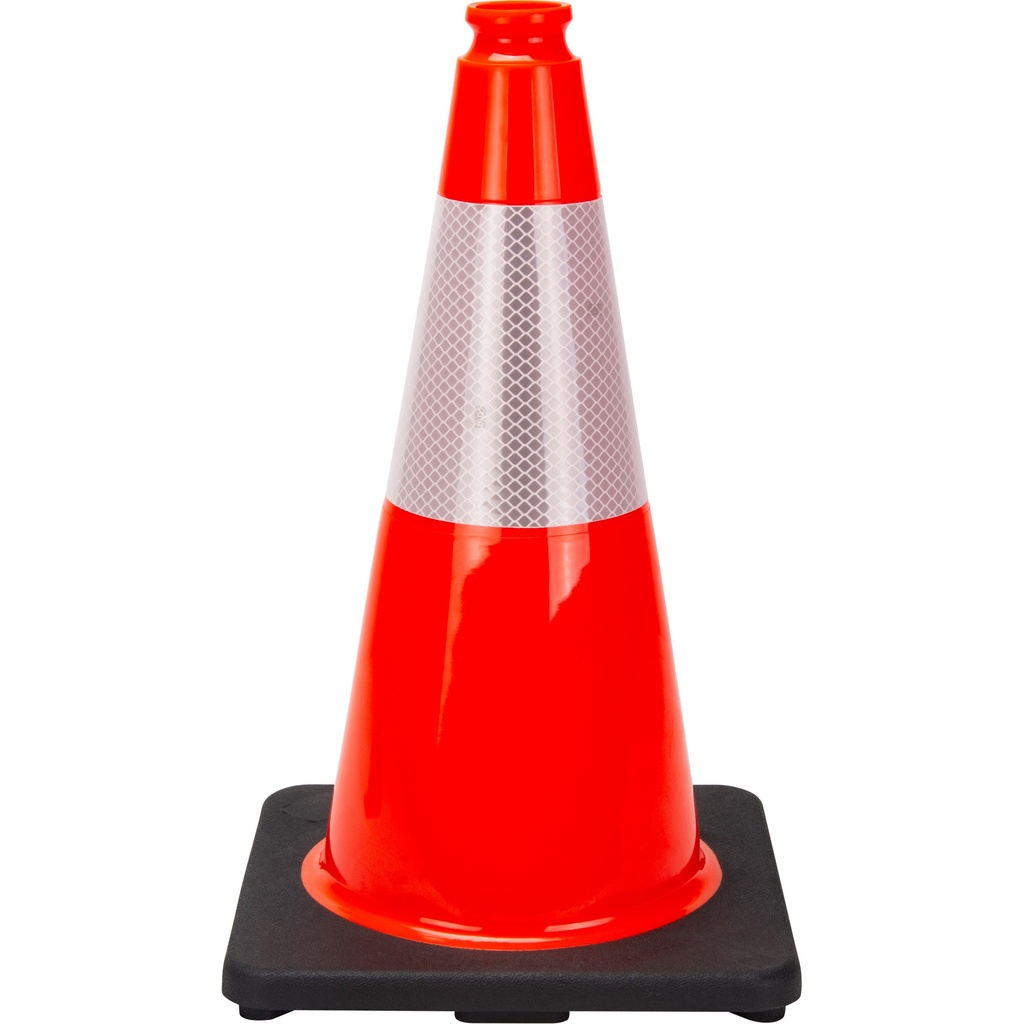 [ZEN-SHL472] Cône de signalisation de première qualité 18" orange