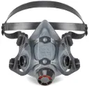 North 5500 Respirateur à demi-masque avec connexion double pour cartouches Série N taille Medium