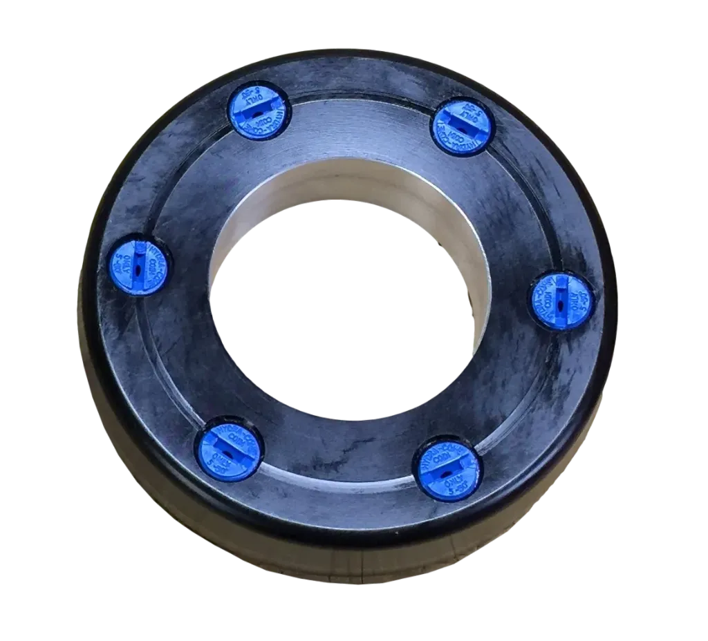 [HYDC-020-264] Hydra-Cone Buse en anneau 2" pour projection d'isolant, 6 x embouts jaunes 0.4 GPM