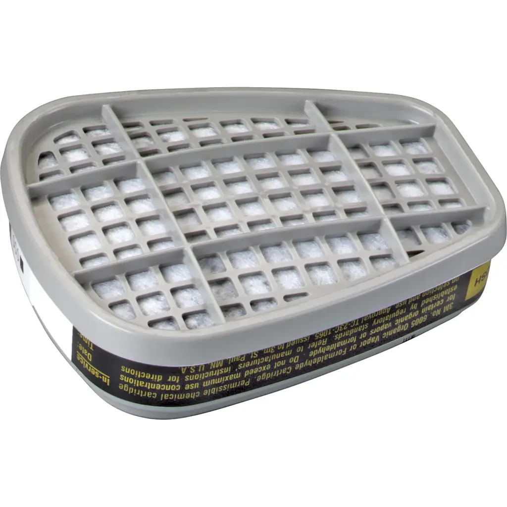 [3M-6005] 6000 Series Respirator cartridges gas / vapour, Formaldehyde / Organic Vapour /Pair