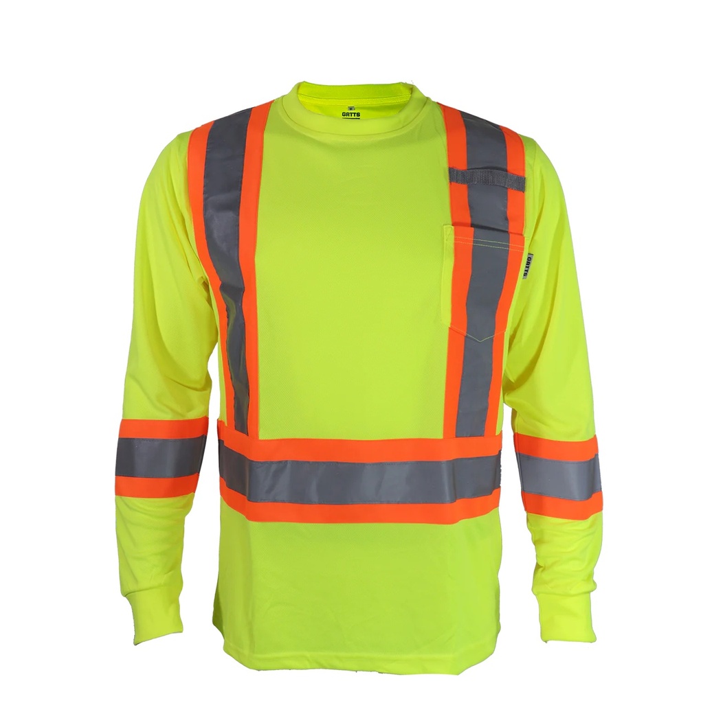 STX4LS High-Visibility Long Sleeve Shirt 100% Polyester