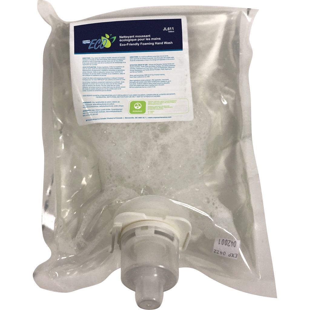 [RMP-JL611] Savon à mains écologique, 1 L, Sans parfum
