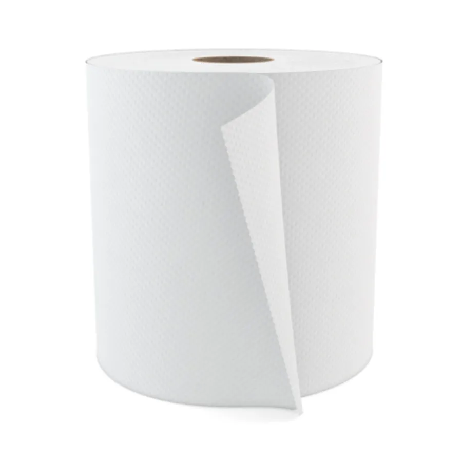 Papier à mains blanc en rouleau de 800' 6/Cs