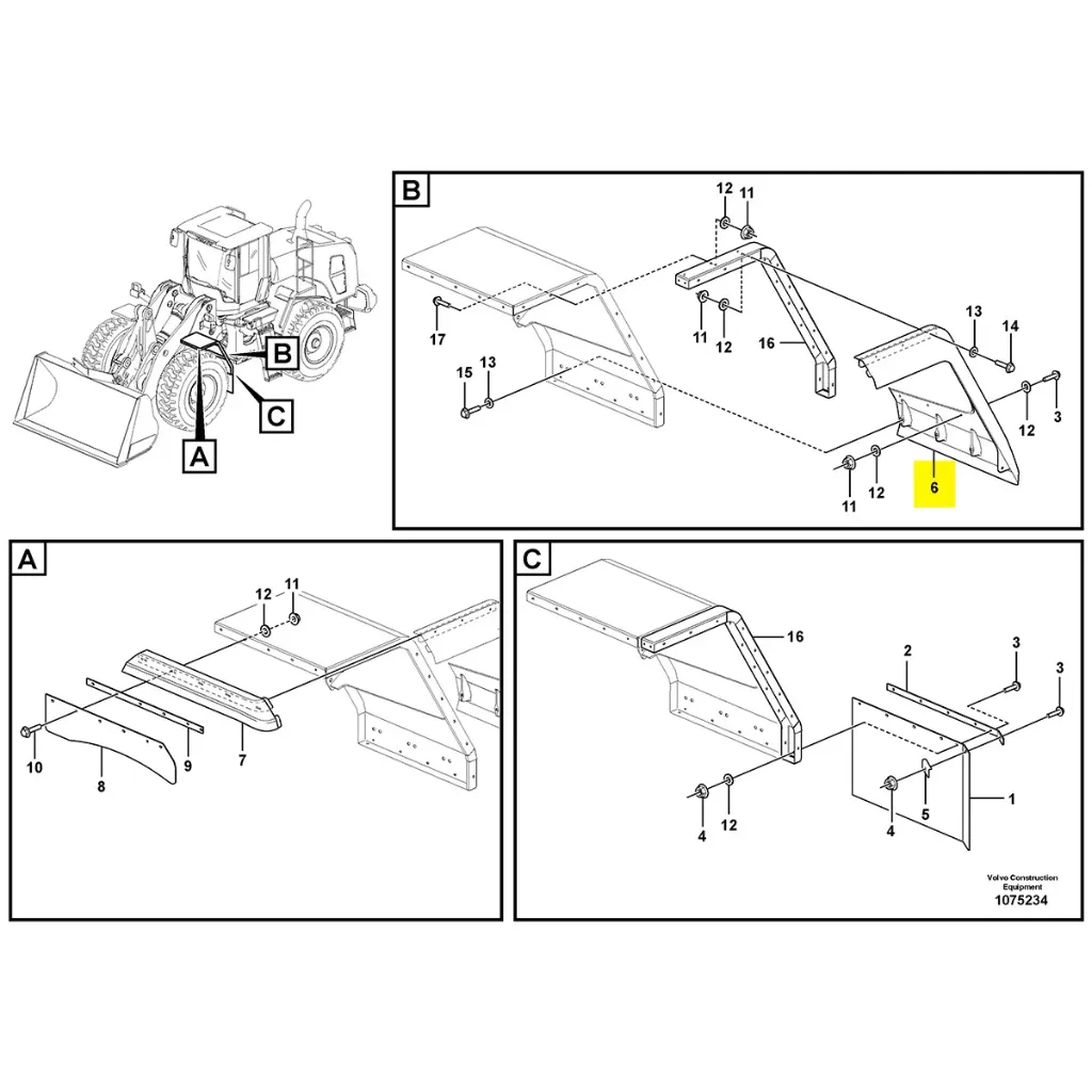 [SRP-16824746] Élargisseur d'aile avant droite