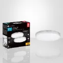 Valerio Round Surface Mount 11" LED 12W 1050lm 3000K nickel finish 2/Box