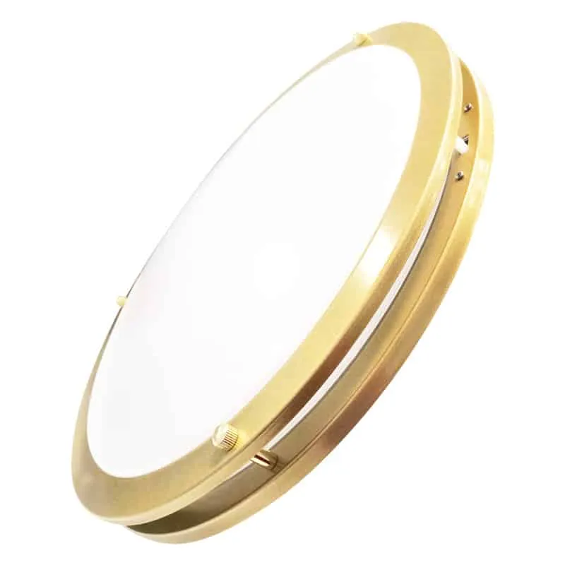 [VO-RF18W38-120-D-5WAY-BB] Plafonnier en surface rond 18" DEL 5 puissances ajustables 22W-38W 5 CCT sélectionnables or