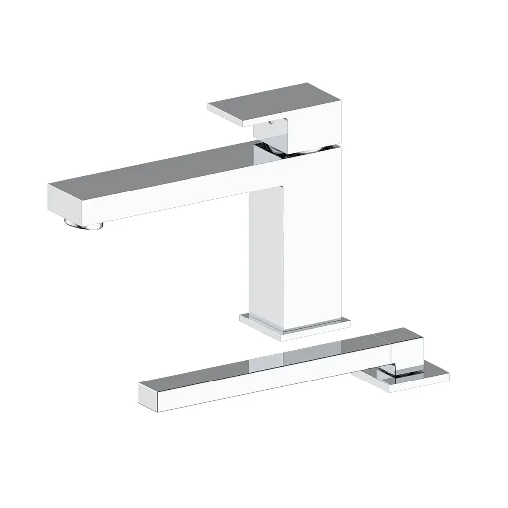 Salomon Chrome Finish Bath and Shower Faucet