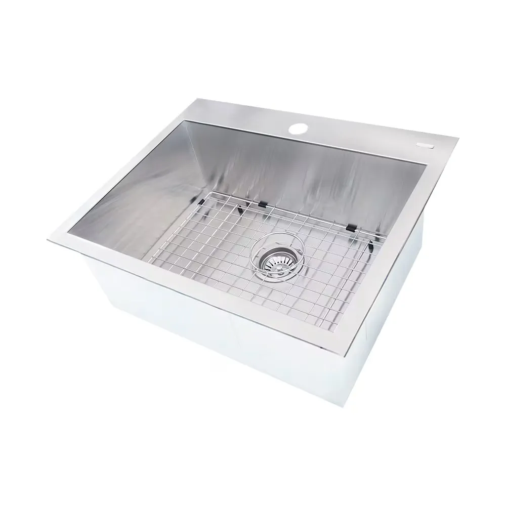 [TAS-33001123] Xaya Évier de cuisine simple 24" x 20" x 9" en acier inoxydable