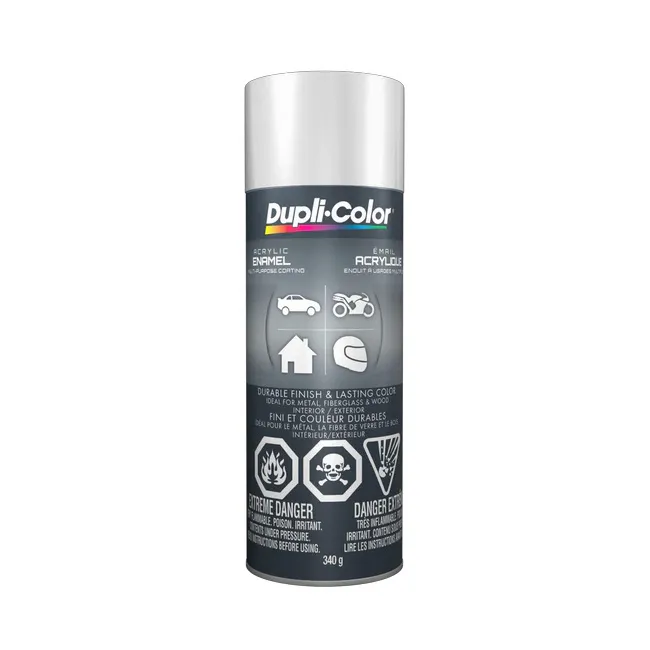 [DUPC-CDA1670] Peinture émail acrylique blanc lustré aérosol 340 g.