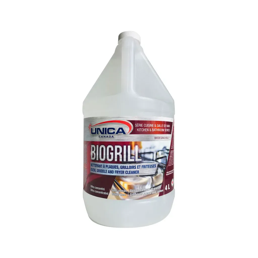 [UNI-NGRI04] Biogrill Cleaner for plates, grills, and fryers 4L