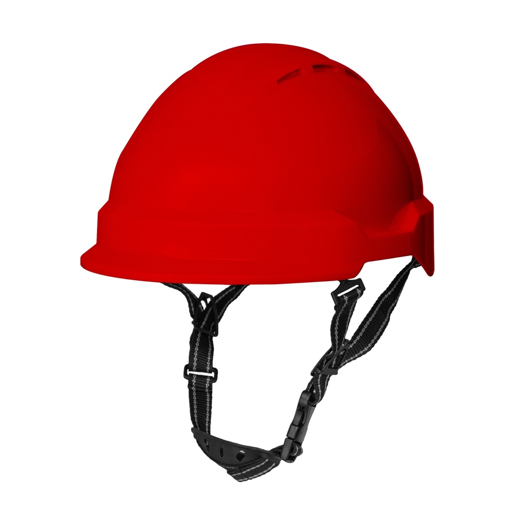Peak CSA Class E Type II Safety Helmet with chin strap and One-D Rotor suspension