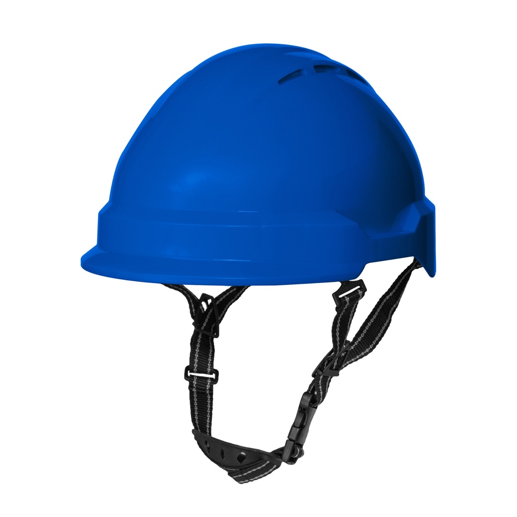 Peak CSA Class E Type II Safety Helmet with chin strap and One-D Rotor suspension