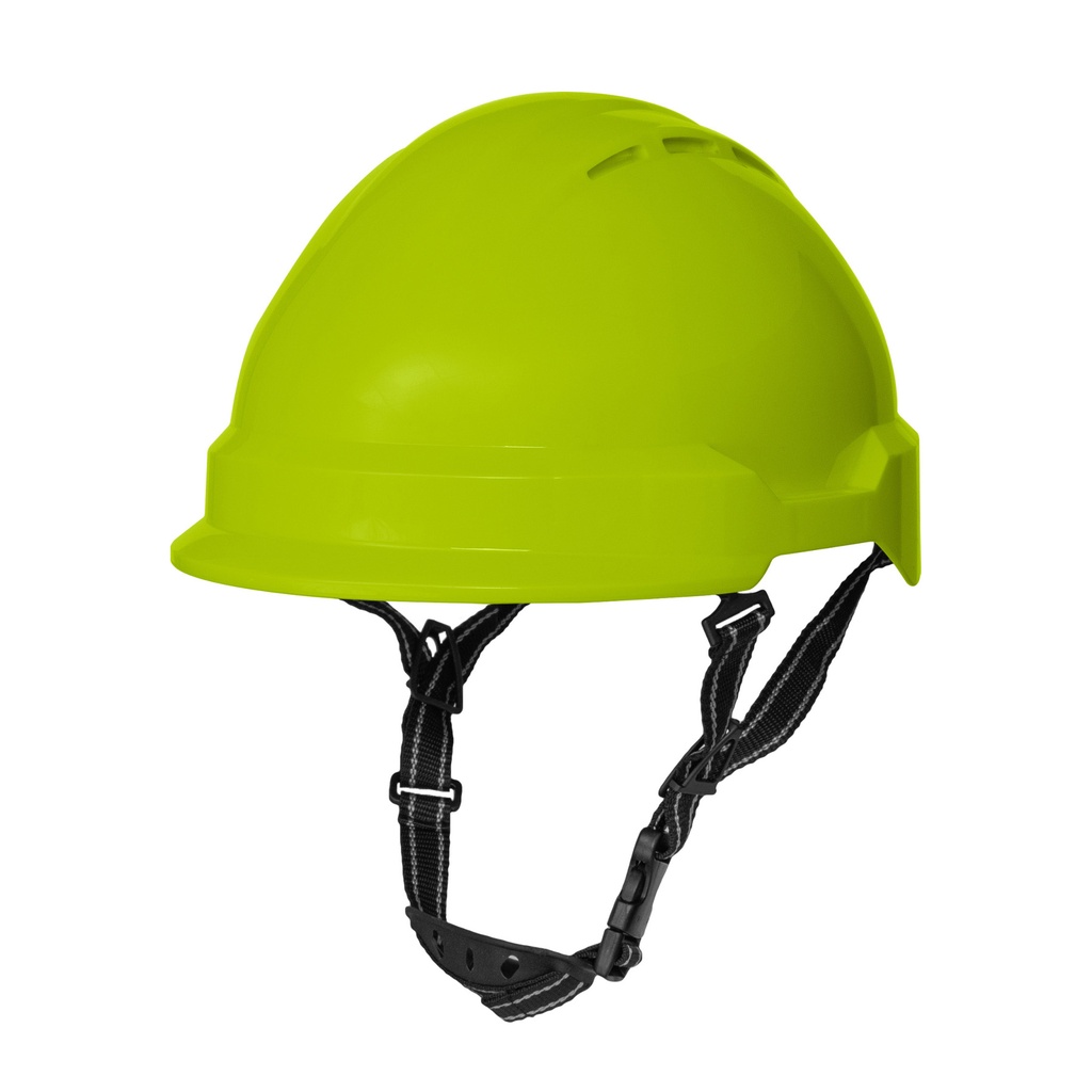 Peak CSA Class E Type II Safety Helmet with chin strap and One-D Rotor suspension