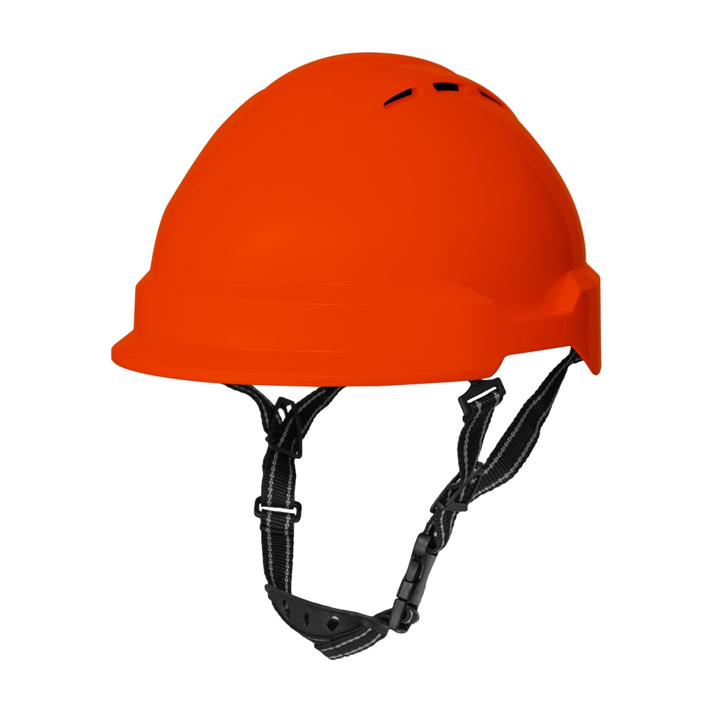 Wind Ventilated Safety Helmet CSA Class C Type II with Chin Strap and One-D Rotor Suspension