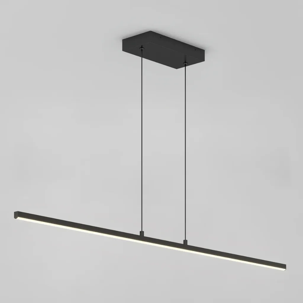 [ART-48PDT-DEC-BLTE10-J] Delta LED Pendant Light 48" 28W 1600lm 3CCT Selectable Dimmable Black