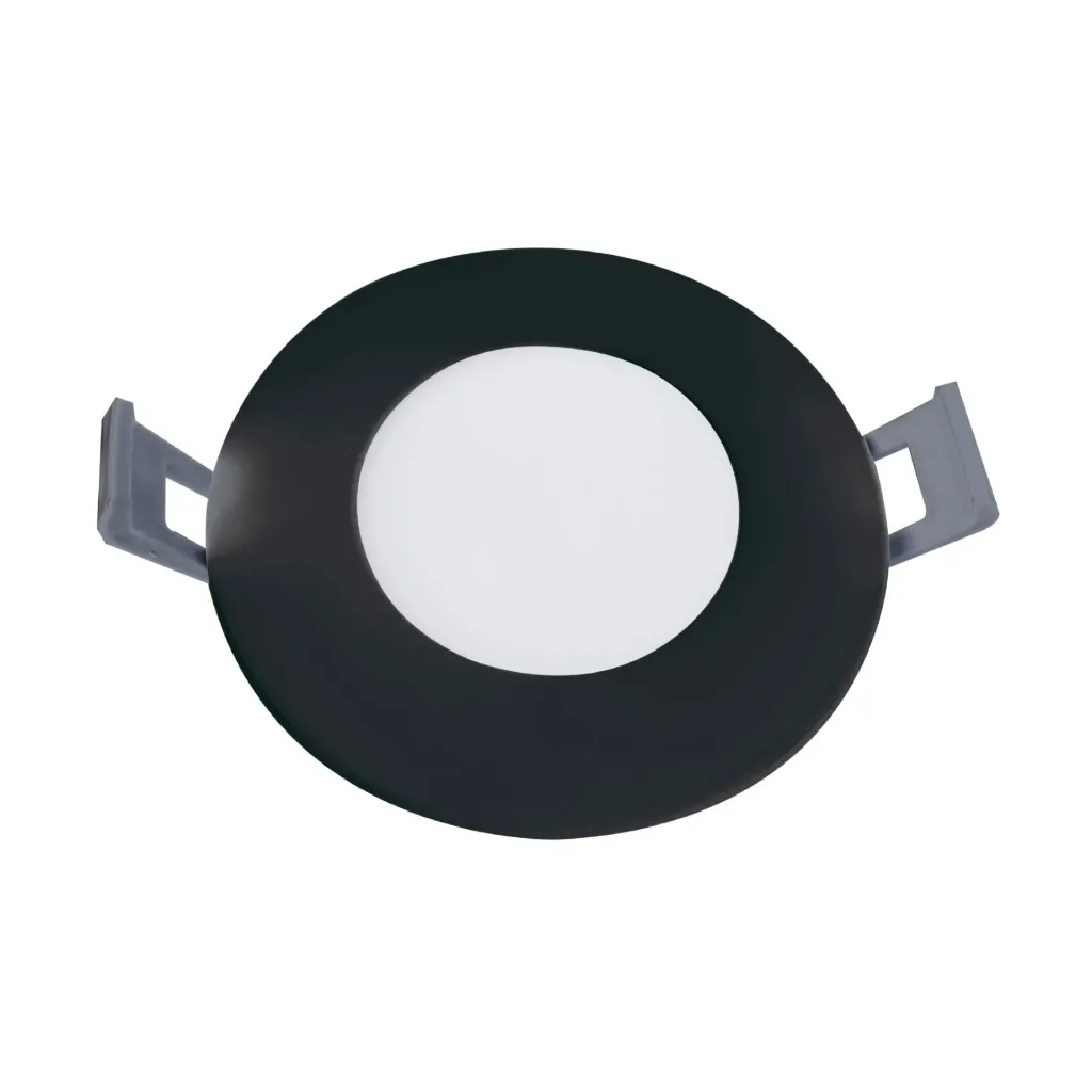 [VO-RP3W7-120-D-5WY-BK] Encastré DEL mince rond 3" 7W 560lm 5CCT ajustable finition noire