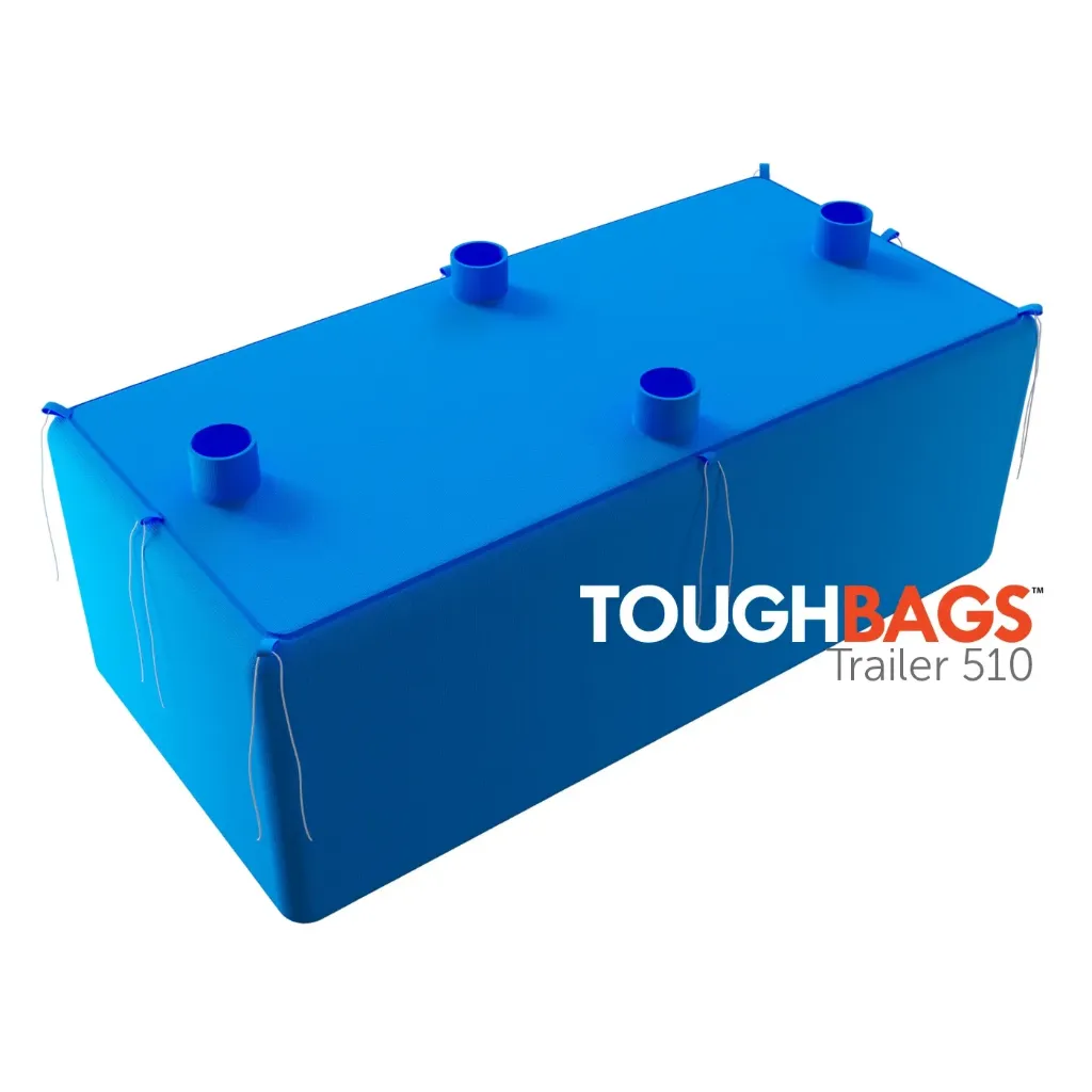 [TOB-TRAILER-510] Trailer 510 Sac d’aspiration d'isolation pour remorque et conteneur 20 verges 510 pi. cu. Boîte de 2