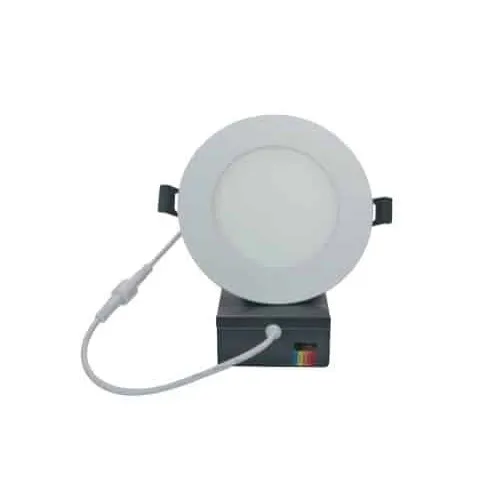 [VO-RP4W9-120-D-6WAY-WH] 4" Round Slim LED Recessed Light 9W 6CCT Adjustable White Finish
