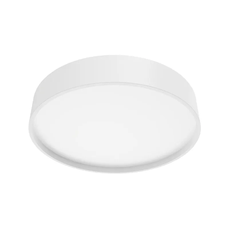 Plafonnier DEL en surface rond 12" 5 puissances et CCT ajustables fini blanc