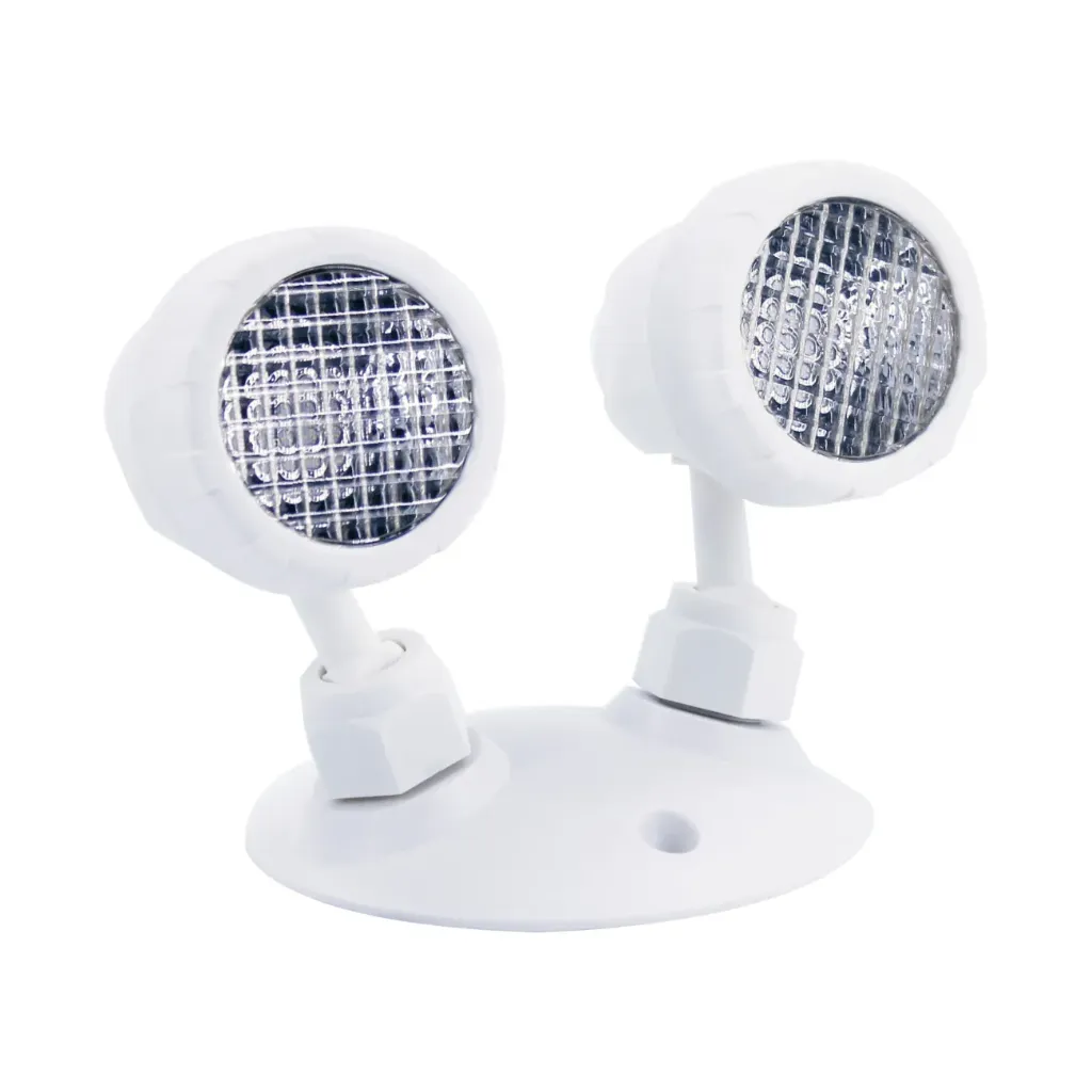 Têtes d'éclairage d'urgence double 2 x 5W 6-24VDC