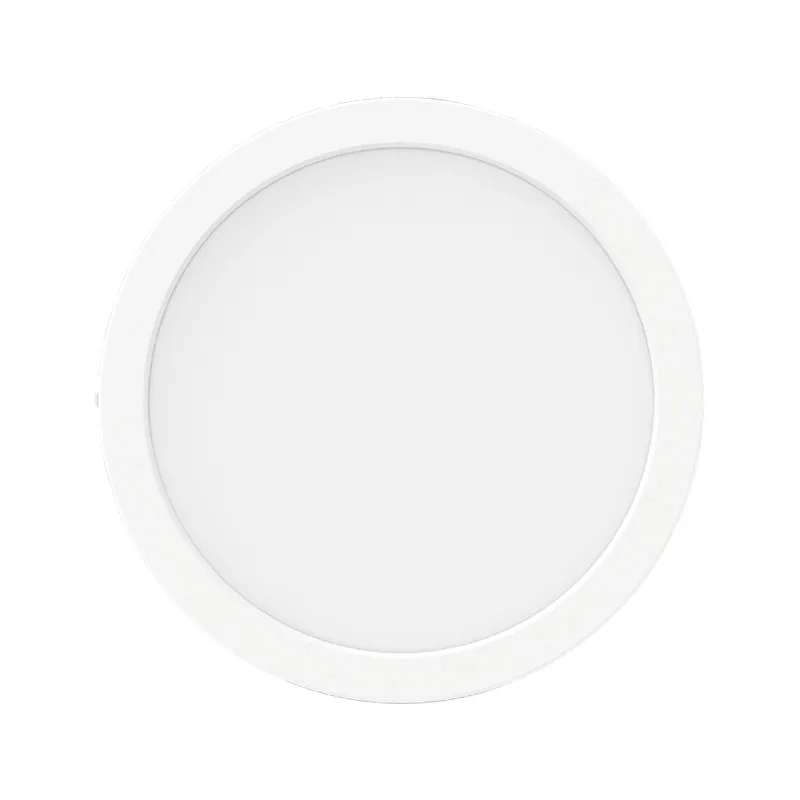 [VO-FMS8W18-R-120-5CCT-WH] Plafonnier en surface rond 9" DEL 18W/15W/12W ajustable 5 CCT sélectionnable blanc