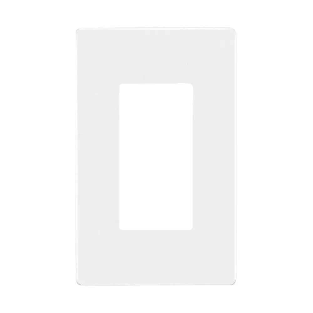 Plaque décorative sans vis 1-groupé blanche