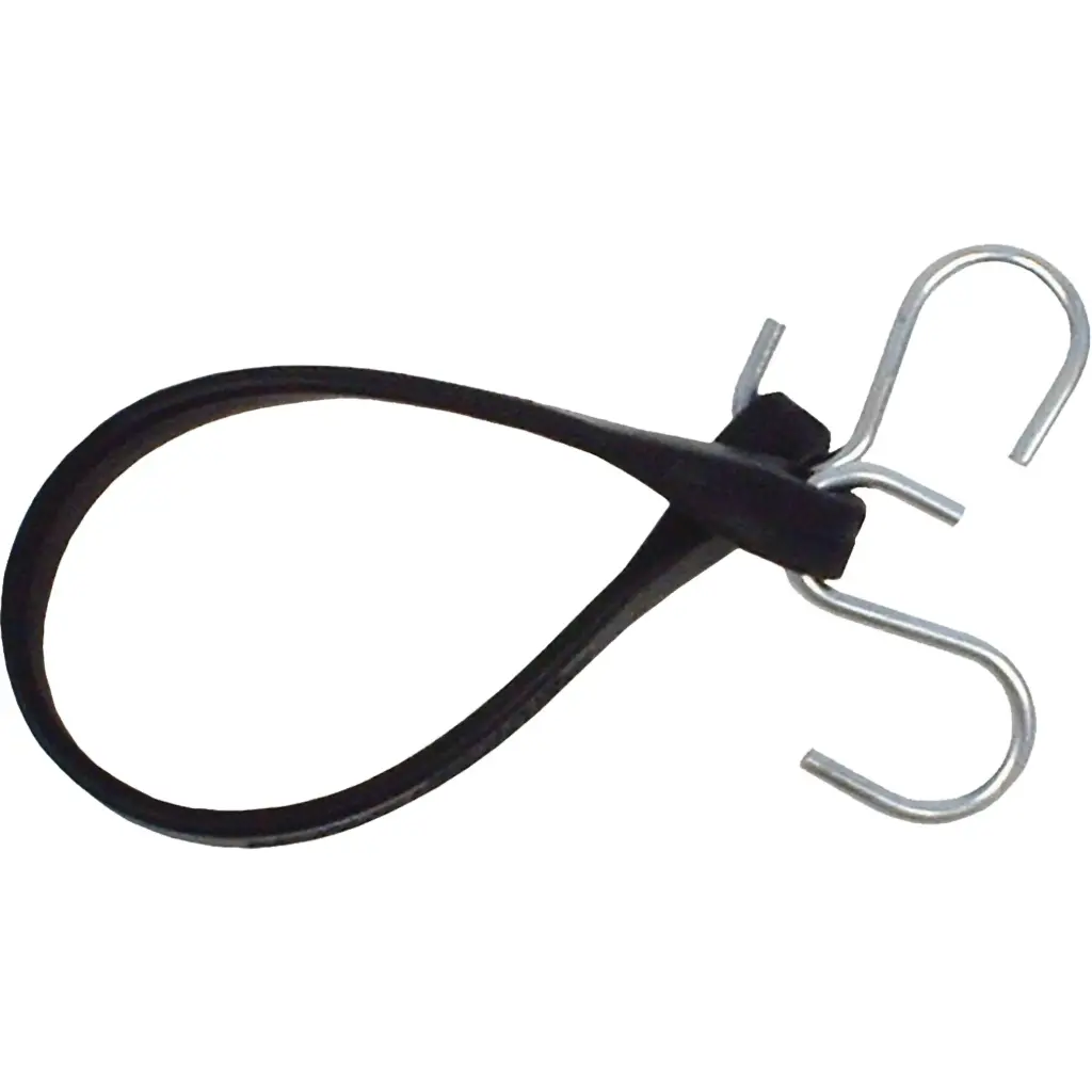 [KLT-PE367] EPDM Rubber Tarp Strap with S-Hooks 9"