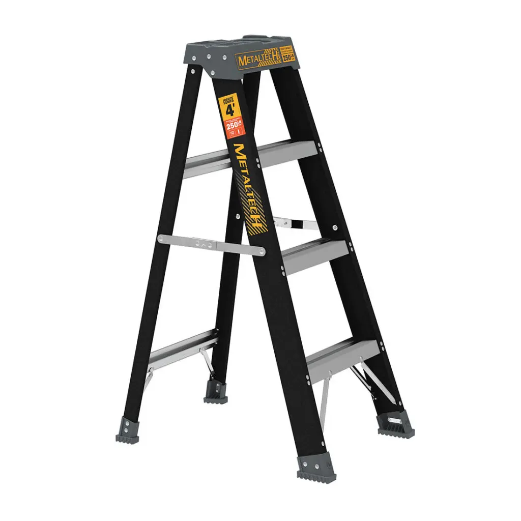 [MTT-E-SLF4T1] 4' Fiberglass step ladder 250 lbs capacity CSA Class 1