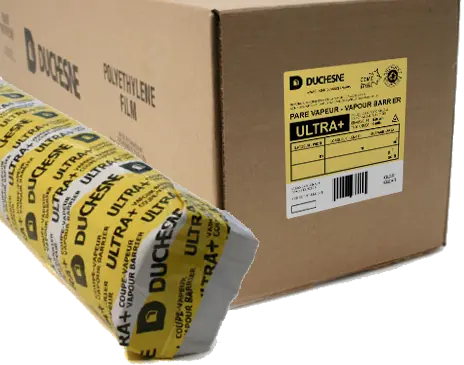 [DUC-67176] Ultra+ Film de polyéthylène pare-vapeur ONGC clair 6 mil. 240" x 100' pliage W