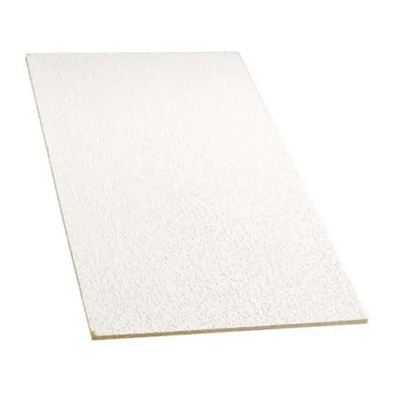 Lifestyle Tuiles à plafond suspendu 2' x 4' 1/2" aspect fissuré blanc