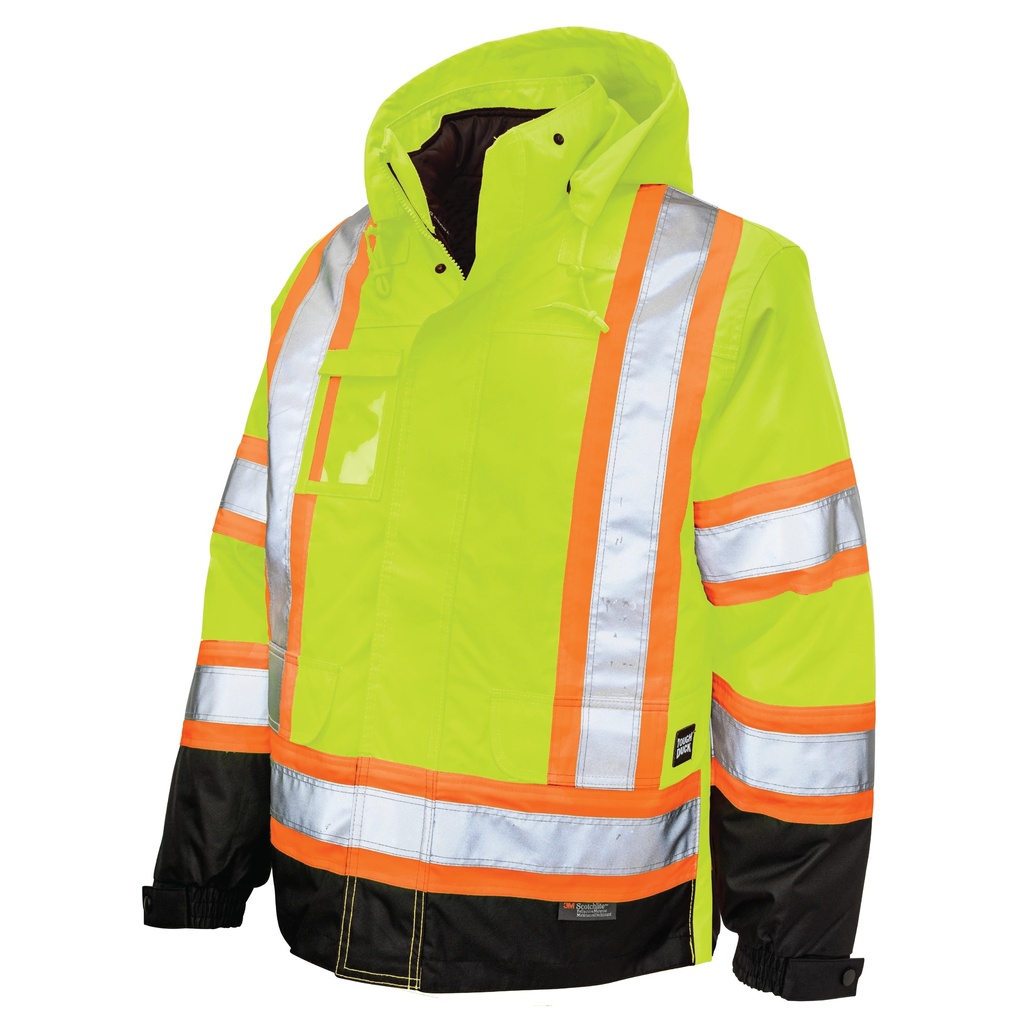 S426 Manteau de sécurité haute visibilité « 5 en 1 » Tough Duck – Poly-Oxford, résistant et polyvalent