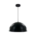 Trebecca Pendant Light 1 x E26 60W Max reflector 17.91" diameter black