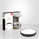Samuel Plafonnier en surface rond 15-3/4" DEL 36W 2880lm 3-CCT ajustables fini noir