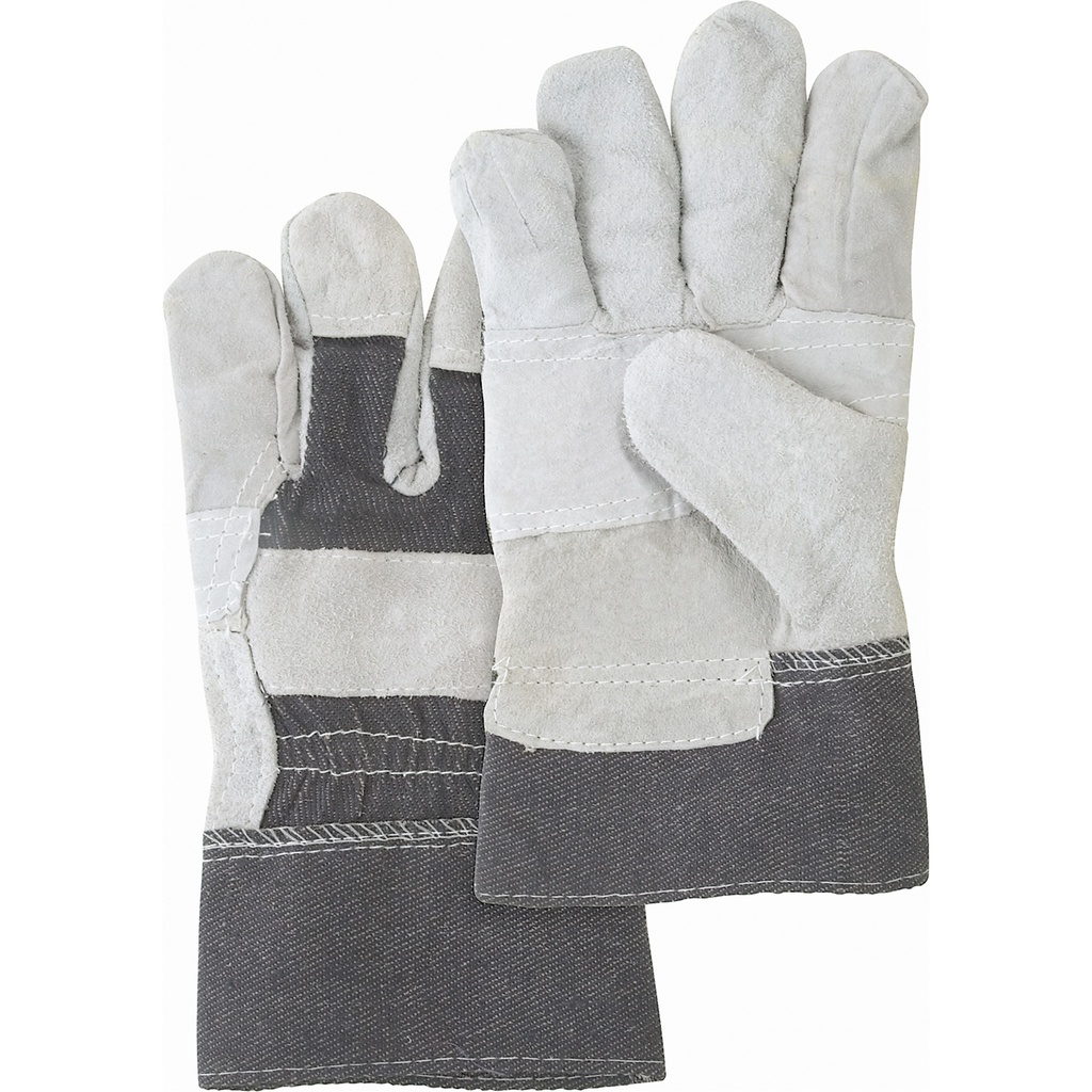 [ZEN-SAN636] Gants d'ajusteur à paume renforcée d'usage standard taille Grand poignet Sécurité doublure Coton