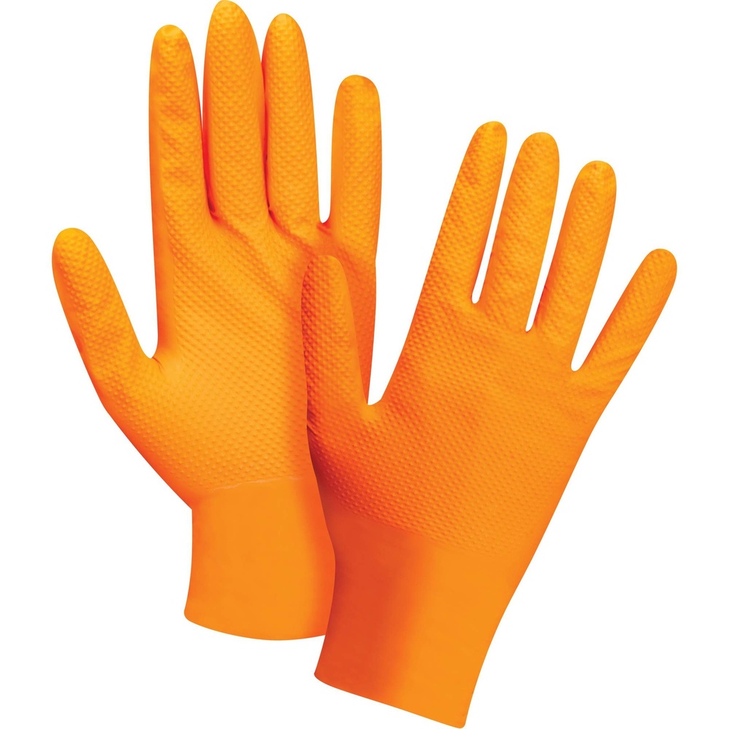 [ZEN-SHJ698] Gants d'examen de poids lourd à prise tactile taille 2T-Grand Nitrile