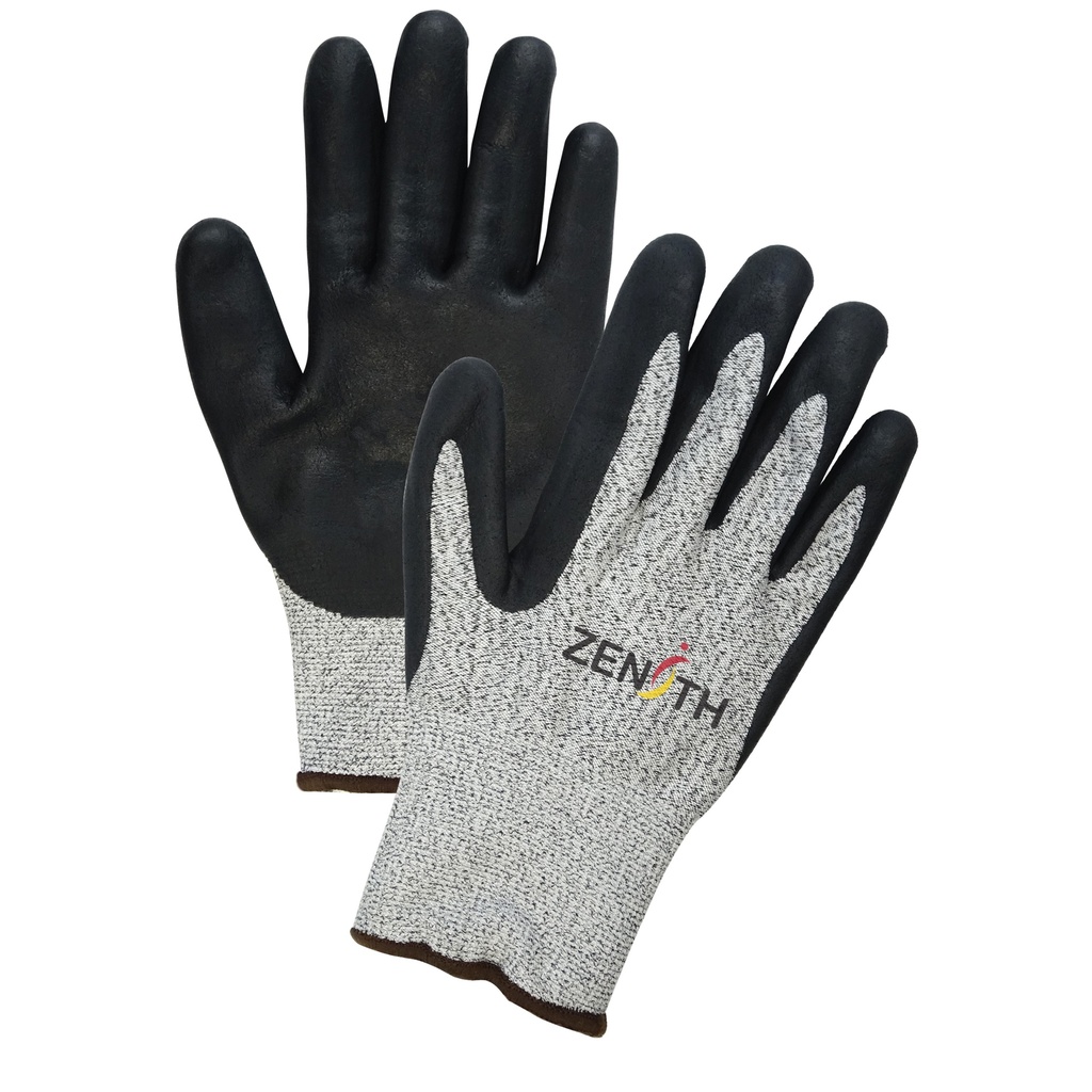 Gants élastiques sans coutures résistants à la coupe pour températures froides taille T-Grand/10 PEHP paume enduite de Mousse de nitrile