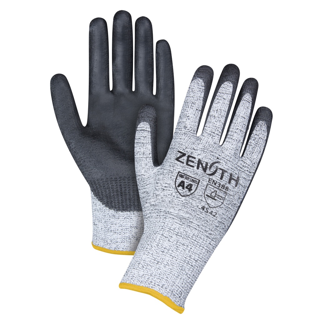 Gants élastiques sans coutures résistants à la coupe taille 2T-Grand/11 PEHP paume enduite de Polyuréthane