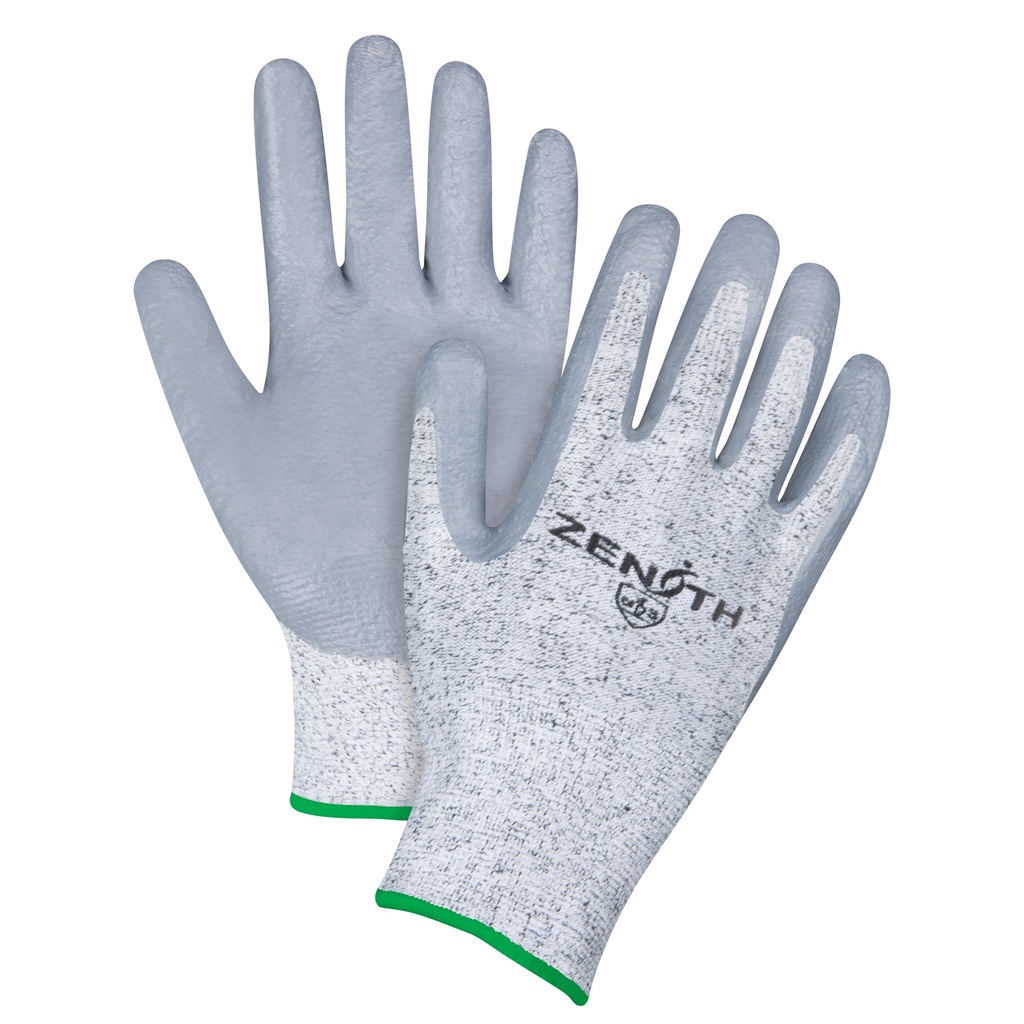 [ZEN-SEB091] Gants élastiques sans coutures résistants à la coupe taille Moyen/8 PEHP paume enduite de Nitrile