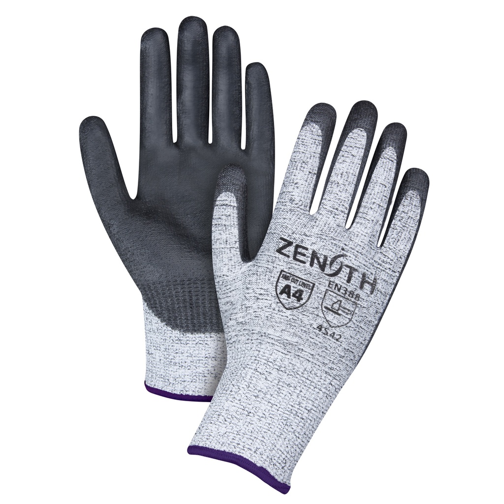 Gants élastiques sans coutures résistants à la coupe taille T-petit/6 PEHP paume enduite de Polyuréthane