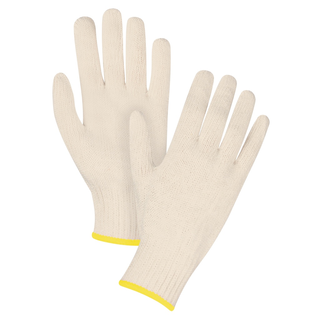 [ZEN-SEE937] Gants en tricot de poids lourd taille 2T-Grand Poly/coton paume enduite de Sans revêtement