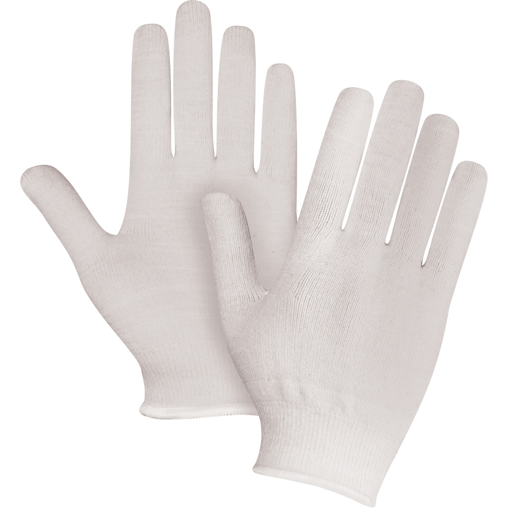 [ZEN-SED613] Gants en tricot de première qualité taille Grand Nylon/Coton paume enduite de Sans revêtement