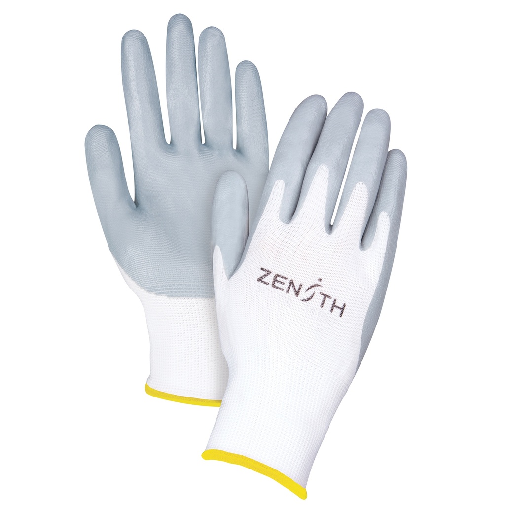 [ZEN-SAM634] Gants légers enduits et respirants taille 2T-Grand/11 Polyester paume enduite de Mousse de nitrile