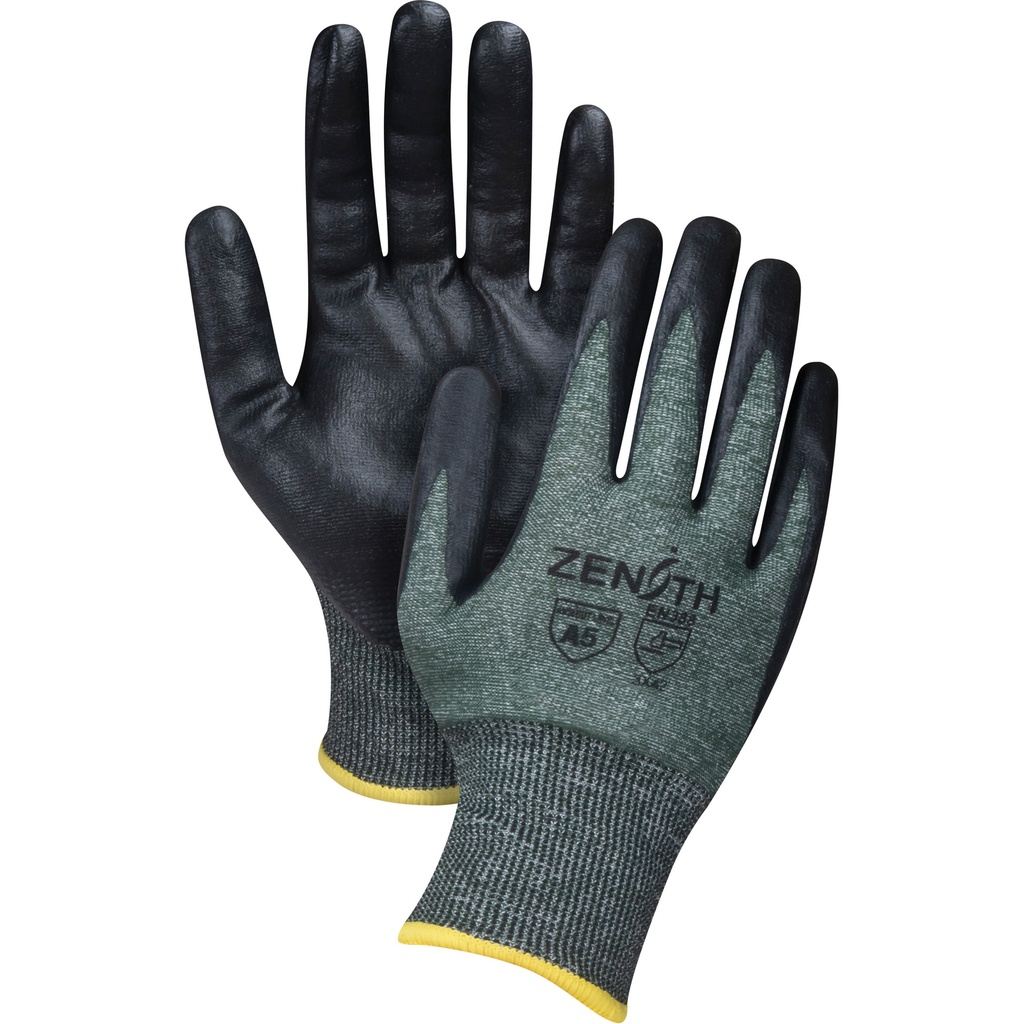 [ZEN-SGX787] Gants légers et haute dextérité résistants à la coupe taille Petit PEHP/Nylon/Spandex paume enduite de Mousse de nitrile