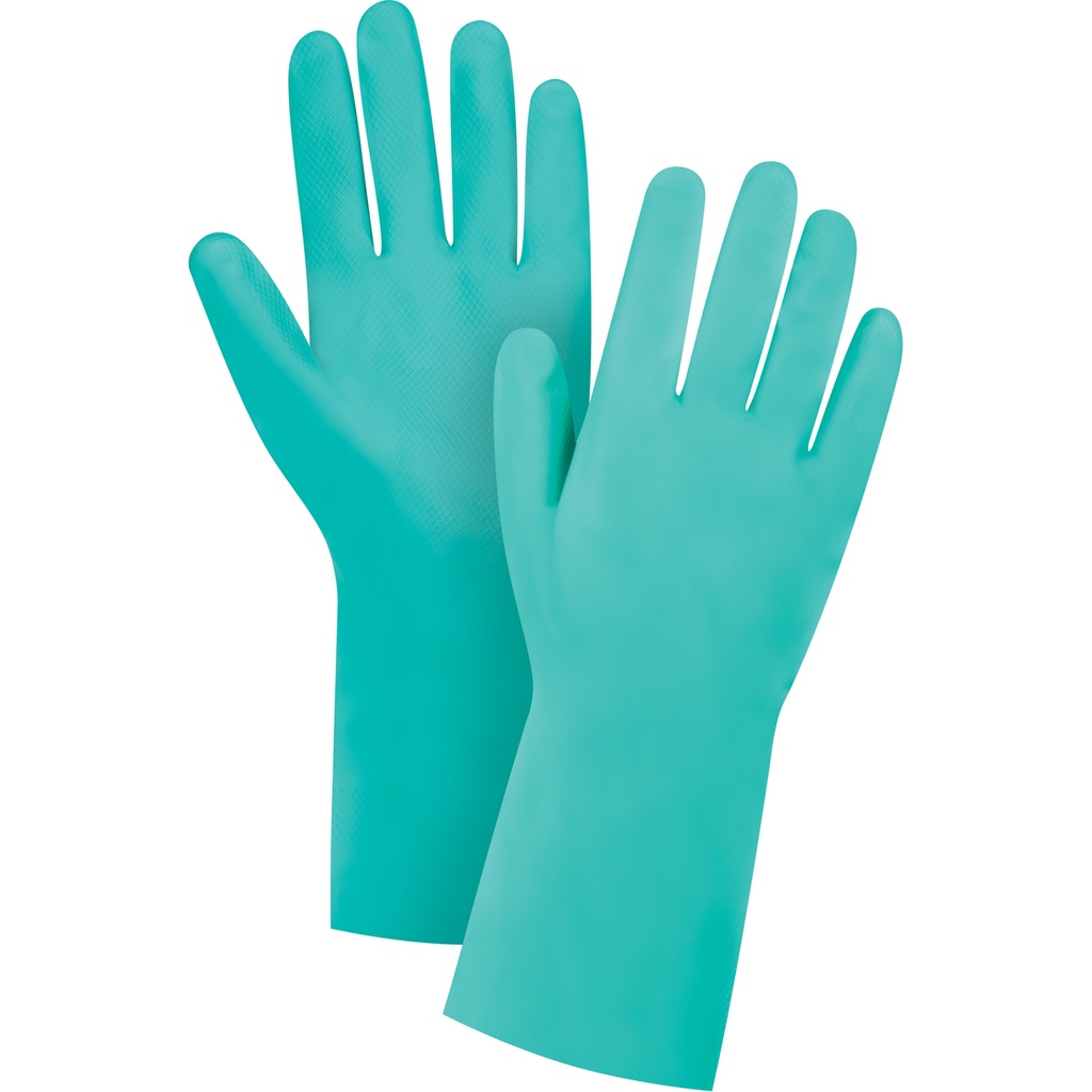 [ZEN-SHF686] Gants résistants aux produits chimiques à prise en losange taille 10 Nitrile poignet Droit doublure Ouatée