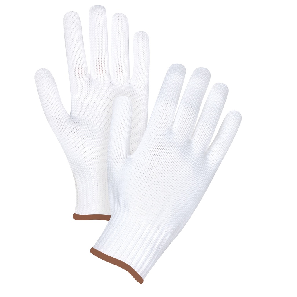 [ZEN-SEF200] Gants tricotés sans couture taille Grand Polyester paume enduite de Sans revêtement