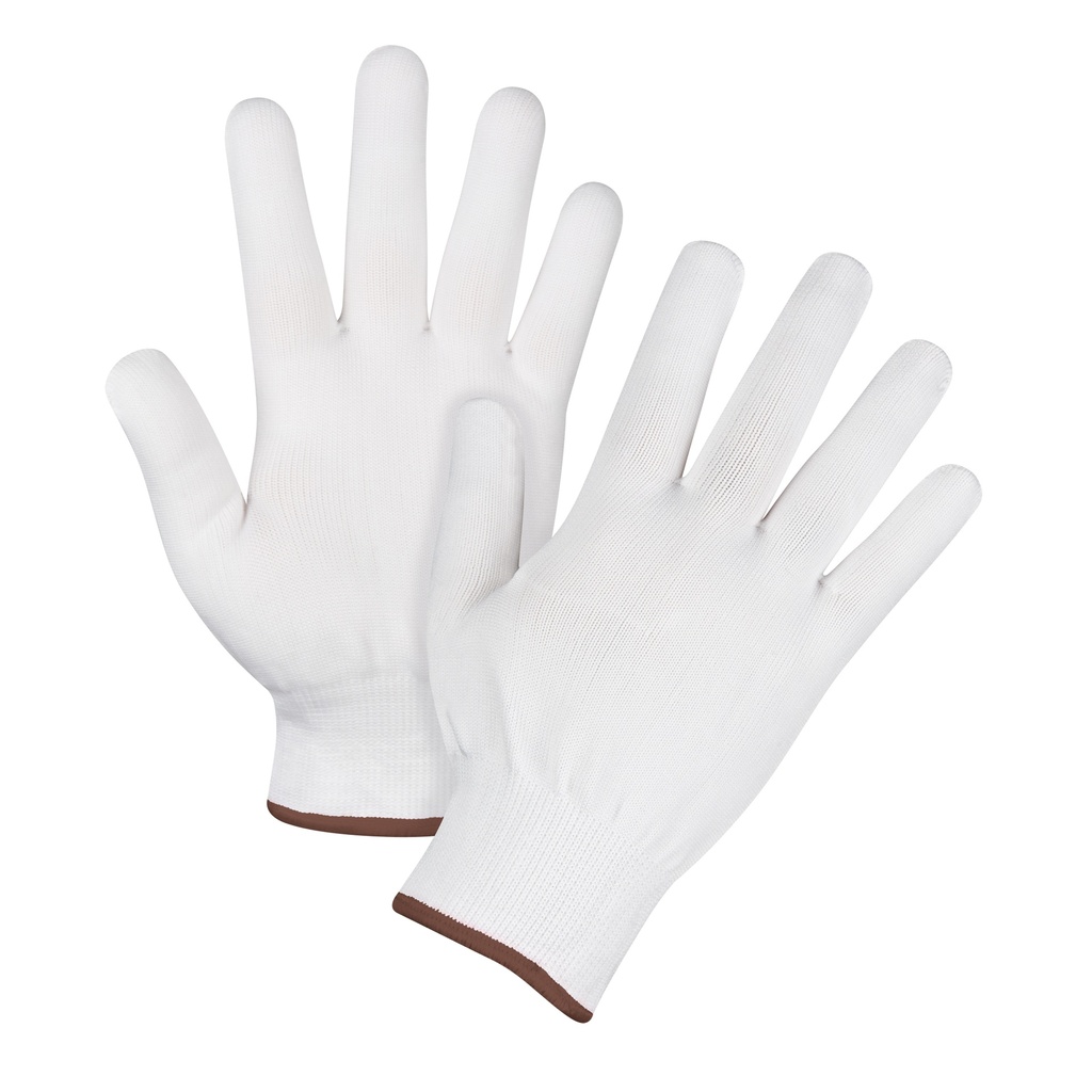 [ZEN-SGC363] Gants tricotés sans couture taille Hommes Polyester paume enduite de Sans revêtement