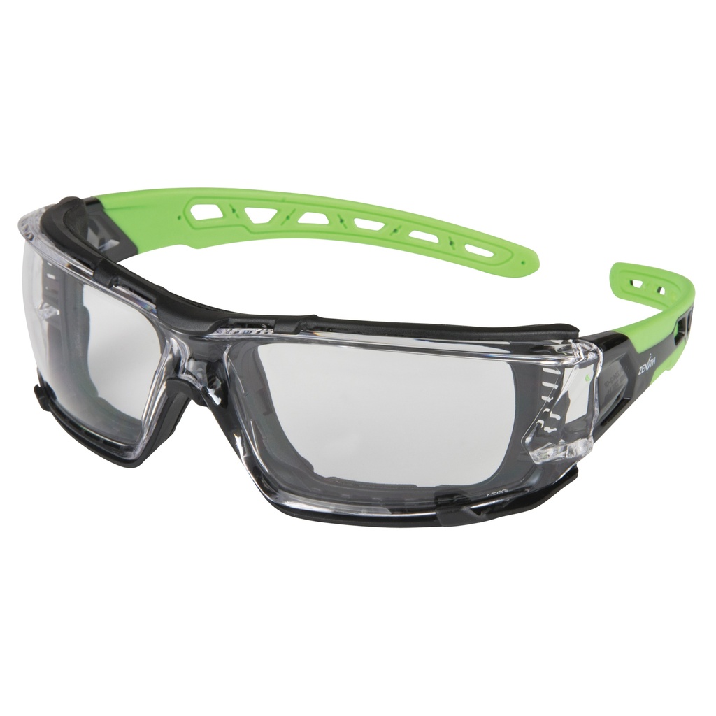 [ZEN-SDN707] Lunettes de sécurité série Z2500 avec joint en mousse lentille transparent revêtement anti-égratignures