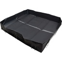 Berme à support en fil métallique capacité 479 gal. US dimensions 8' la x 8' lo x 12" h