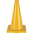 Cône de couleur pour la signalisation 18" jaune
