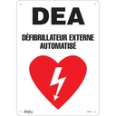Enseigne «DEA» Aluminium 10" x 14"